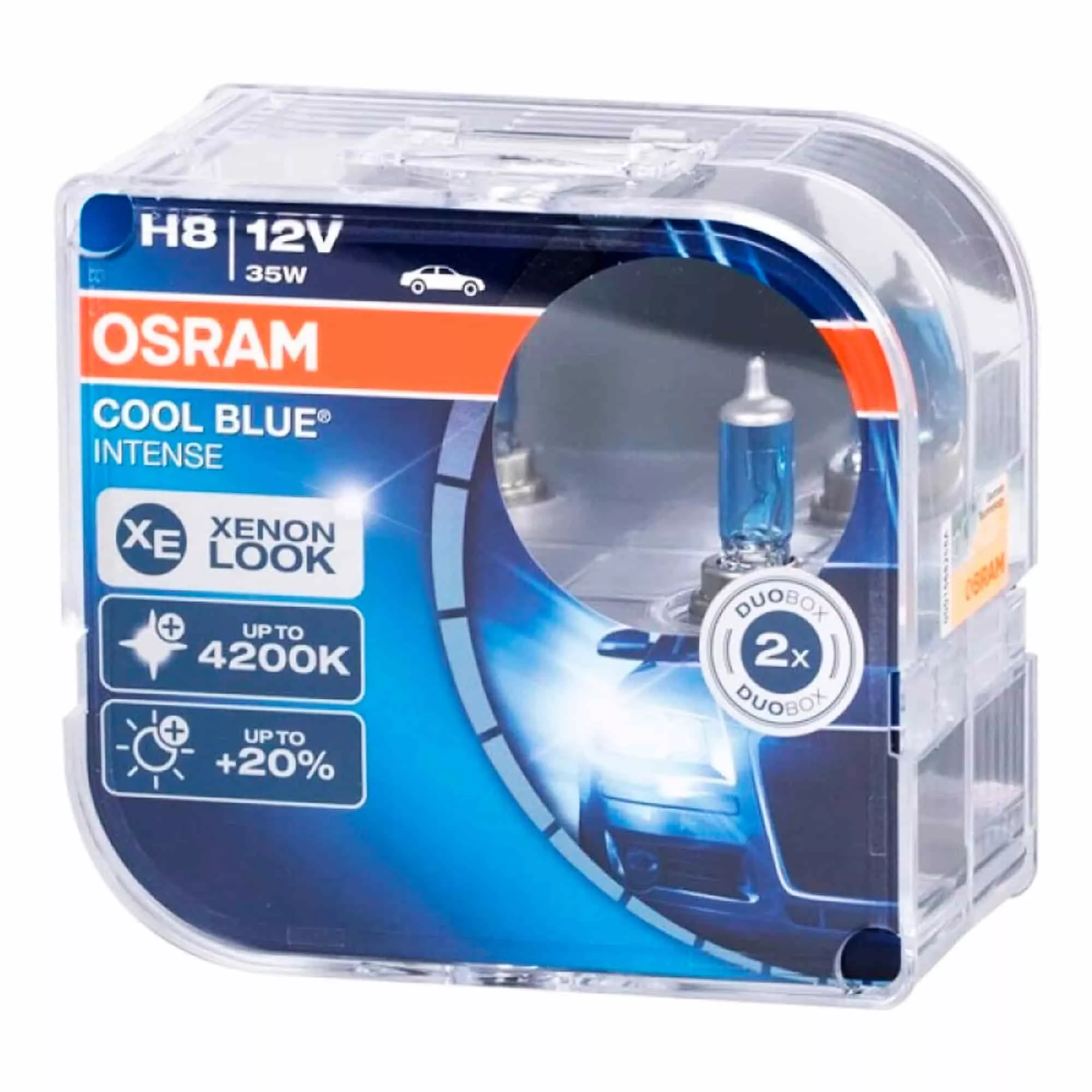 Лампа Osram Cool Blue Intense H8 12V 35W 64212CBI-HCB