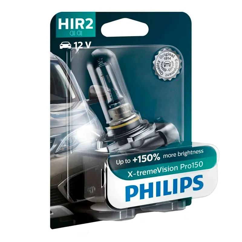 Лампа Philips X-tremeVision Pro150 HIR2 12V 55W 9012XVPB1