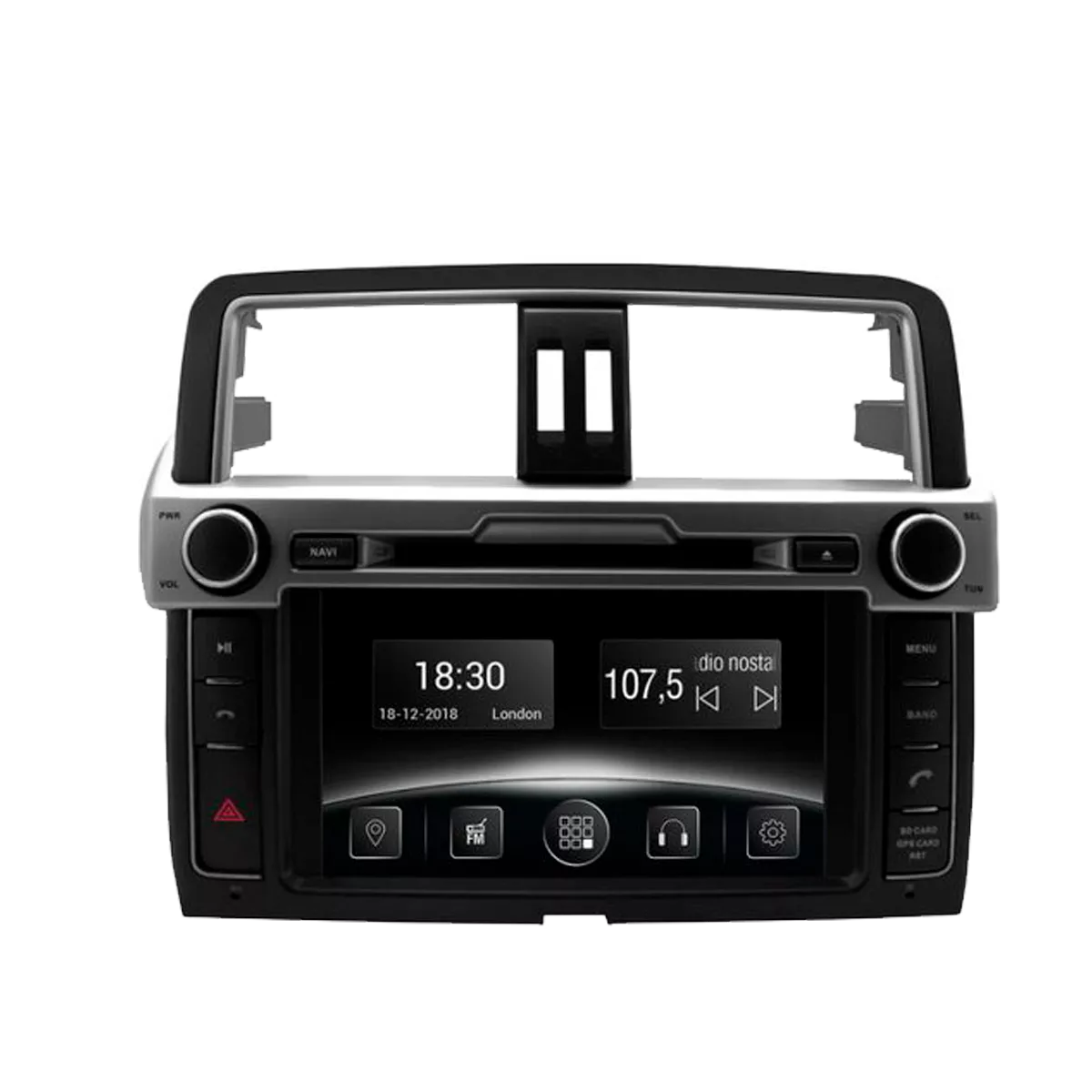 Gazer CM7012-J150H Мультимедийная автомобильная система для Toyota Prado LC150 High level, 2014-2016 Gazer CM7012-J150H Мультимедийная автомобильная система для Toyota Prado LC150 High level, 2014-2016