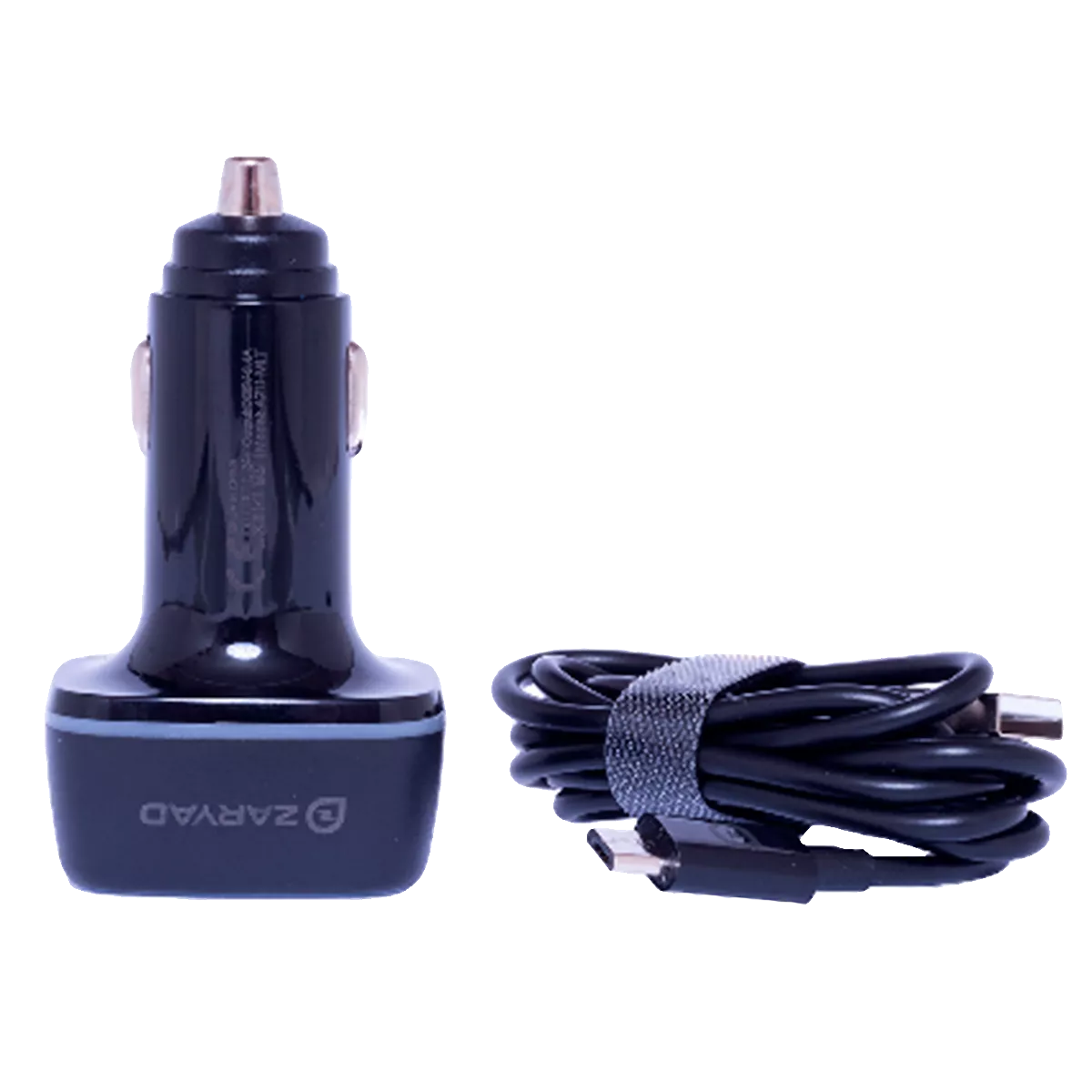 Автомобильное зарядное устройство ZARYAD (черный, 3USB, +кабель micro USB) (AZU-M1) (687665)