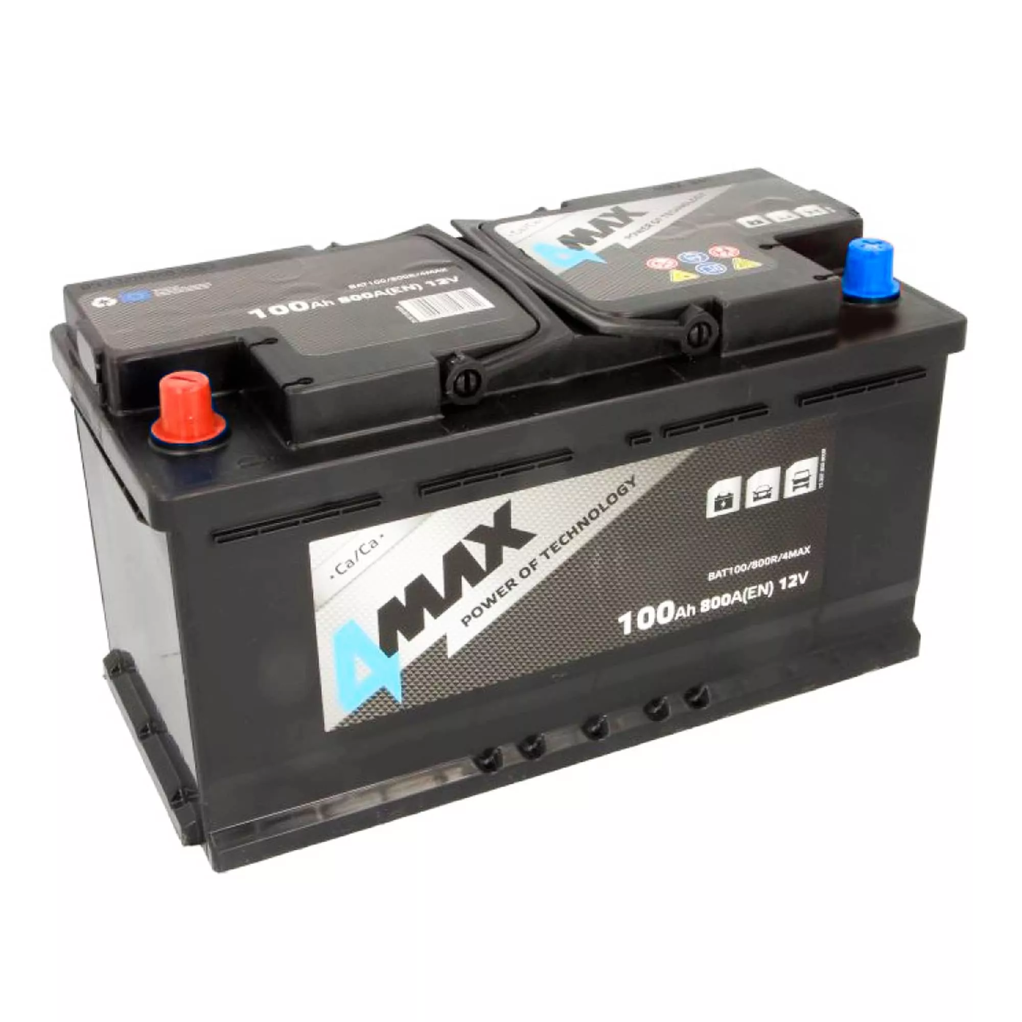 Автомобильный аккумулятор 4MAX AKUMULATORY 12В 100AH Аз 800А Ca/Ca (BAT100/800L/JAP/4MAX) Автомобильный аккумулятор 4MAX AKUMULATORY 12В 100AH Аз 800А Ca/Ca (BAT100/800L/JAP/4MAX)