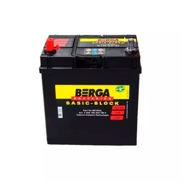 Автомобильный аккумулятор BERGA Basicblock 35Аh (+/-) 300 A (535119030) Автомобильный аккумулятор BERGA Basicblock 35Аh (+/-) 300 A (535119030)