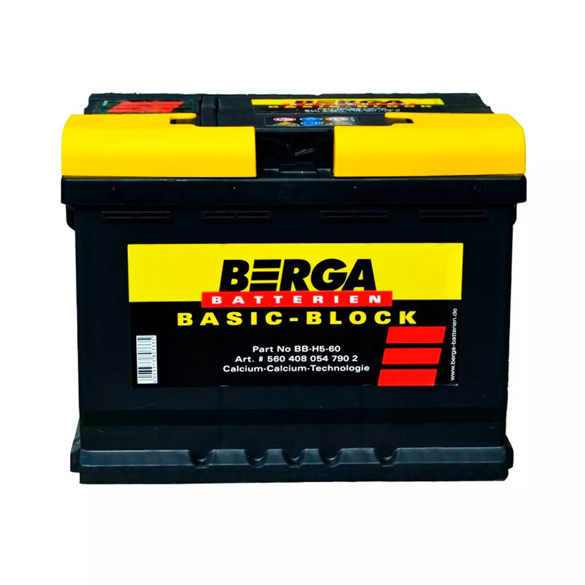 Автомобильный аккумулятор BERGA Basicblock 52Аh (-/+) 470A (552400047) Автомобильный аккумулятор BERGA Basicblock 52Аh (-/+) 470A (552400047)