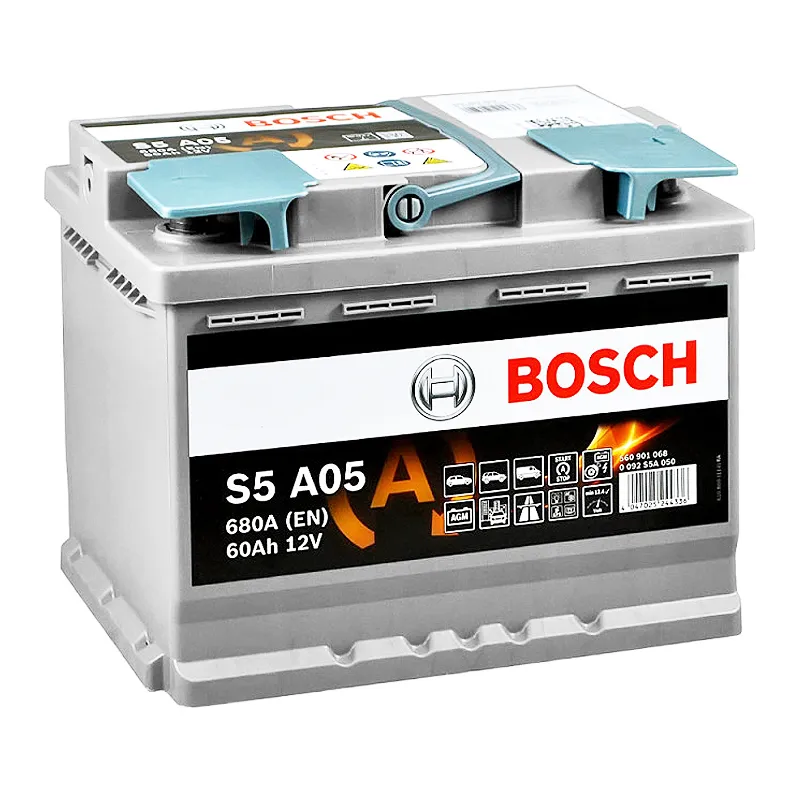 Автомобільний акумулятор BOSCH S5 A05 6CT-60Ah АзЕ (0092S5A050)