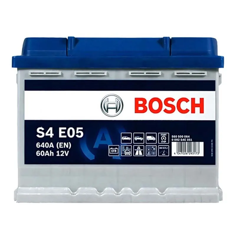 Автомобильный аккумулятор BOSCH 6CT-60Ah АзЕ EFB (0092S4E051)