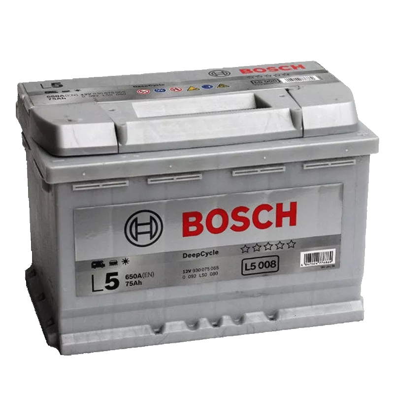 Автомобильный аккумулятор BOSCH 6СТ-75 АзЕ (0 092 L50 080)