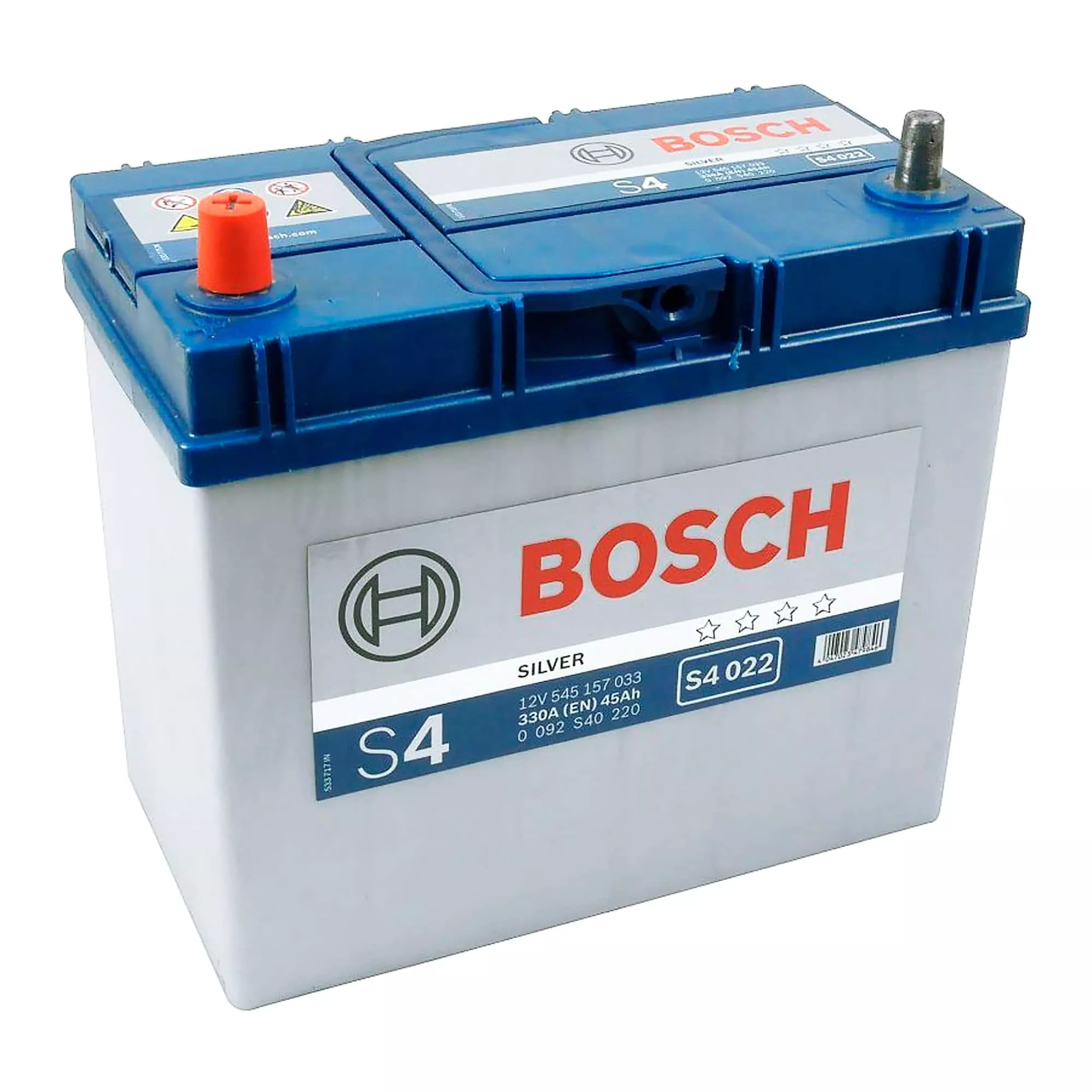Автомобильный аккумулятор BOSCH S4 6CT-45 Asia (0 092 S40 220)