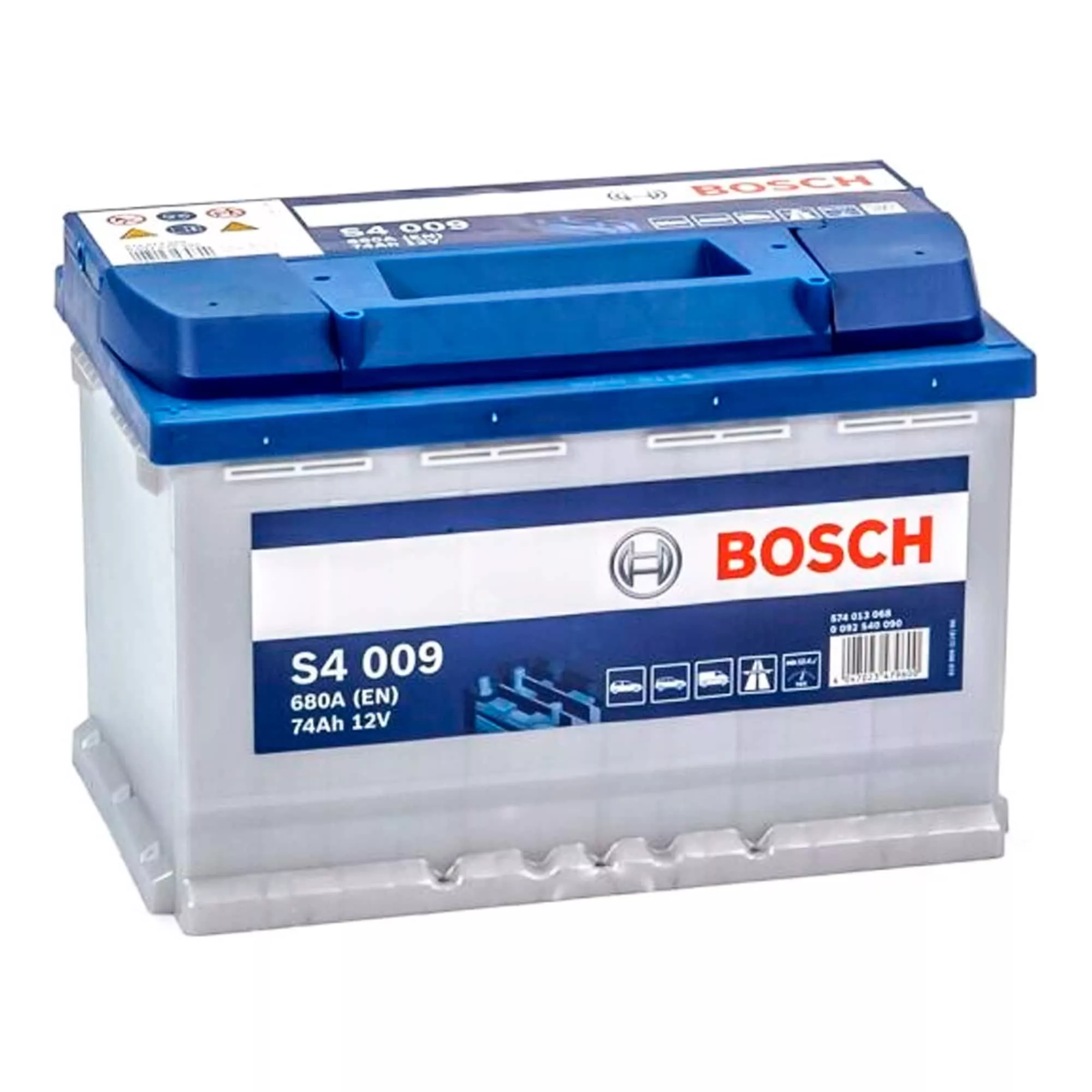 Автомобильный аккумулятор BOSCH S4 6CT-74 Аз (0 092 S40 090)