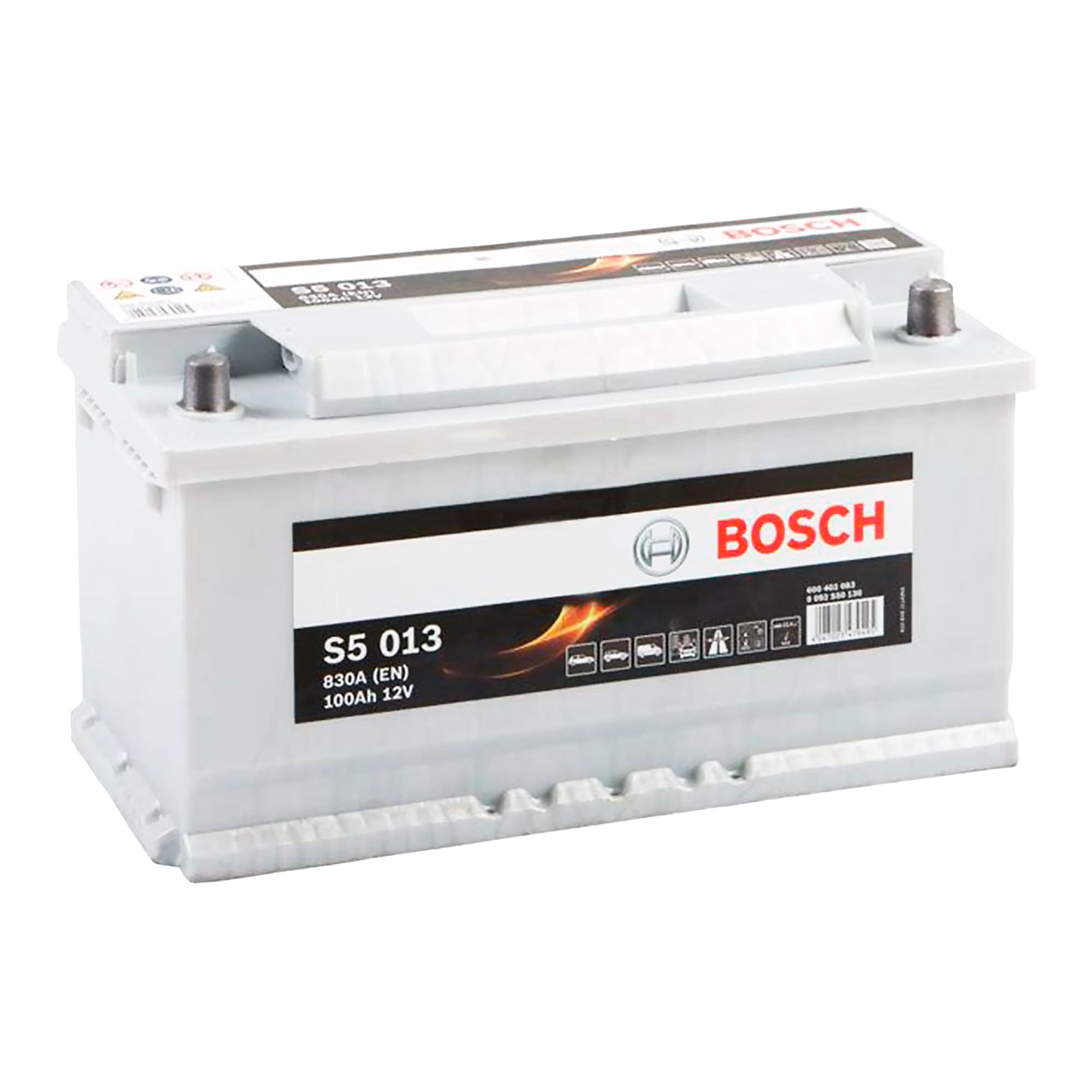 Аккумулятор Bosch S5 6CT-100Ah (-/+) (0092S50130)