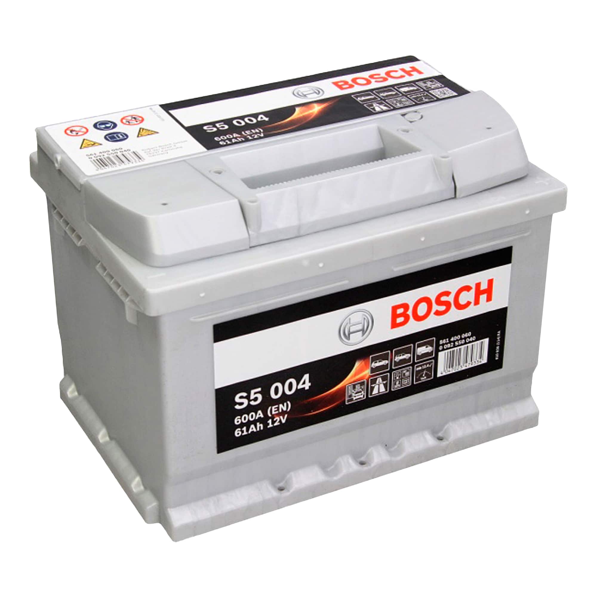 Аккумулятор Bosch S5 6CT-61Ah (-/+) (0092S50040)