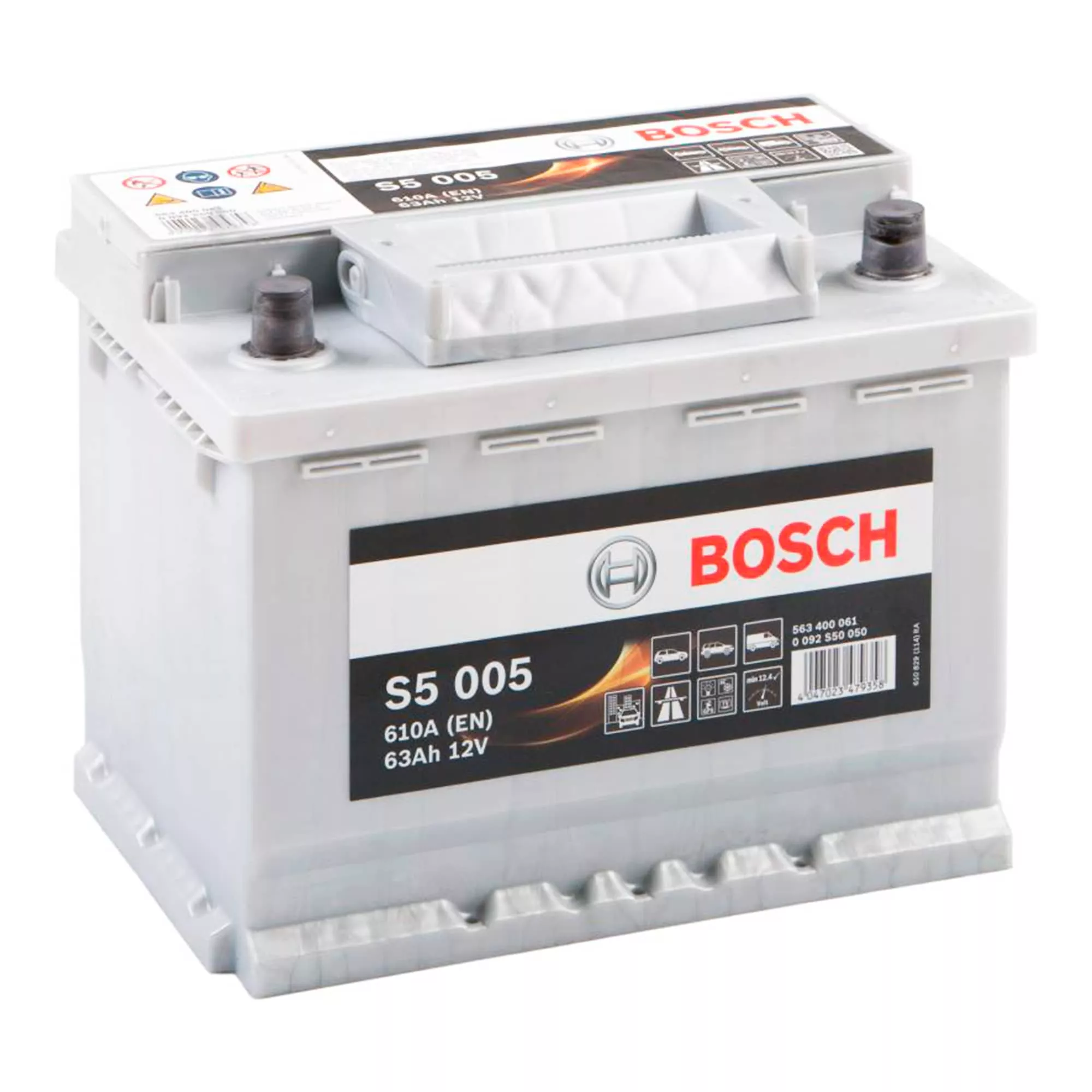 Автомобільний акумулятор BOSCH S5 6CT-63 (0092S50050)