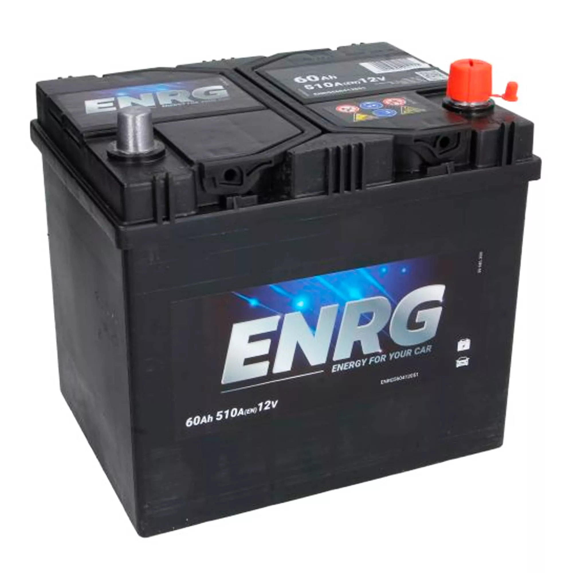 Автомобильный аккумулятор ENRG 12В 60AH АзЕ 510А BUDGET (ENRG560412051)