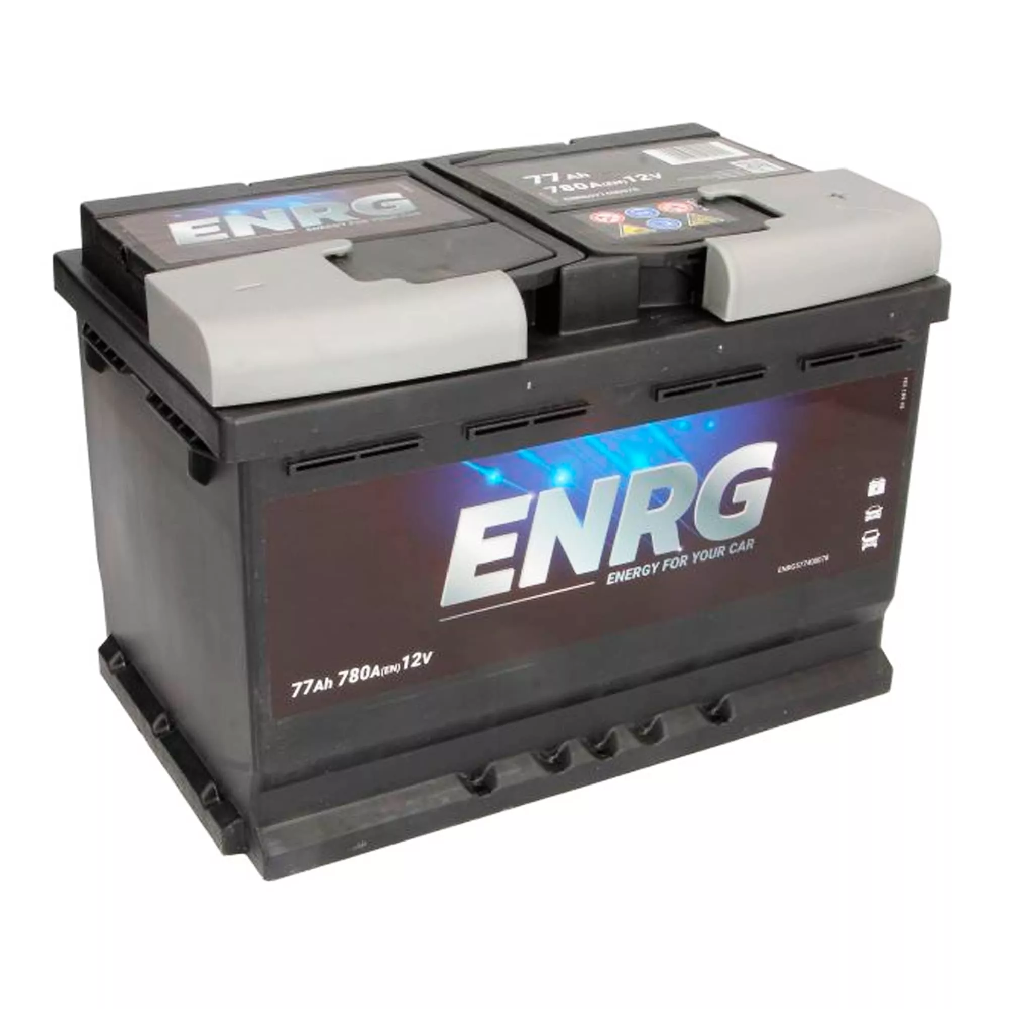 Автомобильный аккумулятор ENRG 12В 77AH АзЕ 780А BUDGET (ENRG577400078)