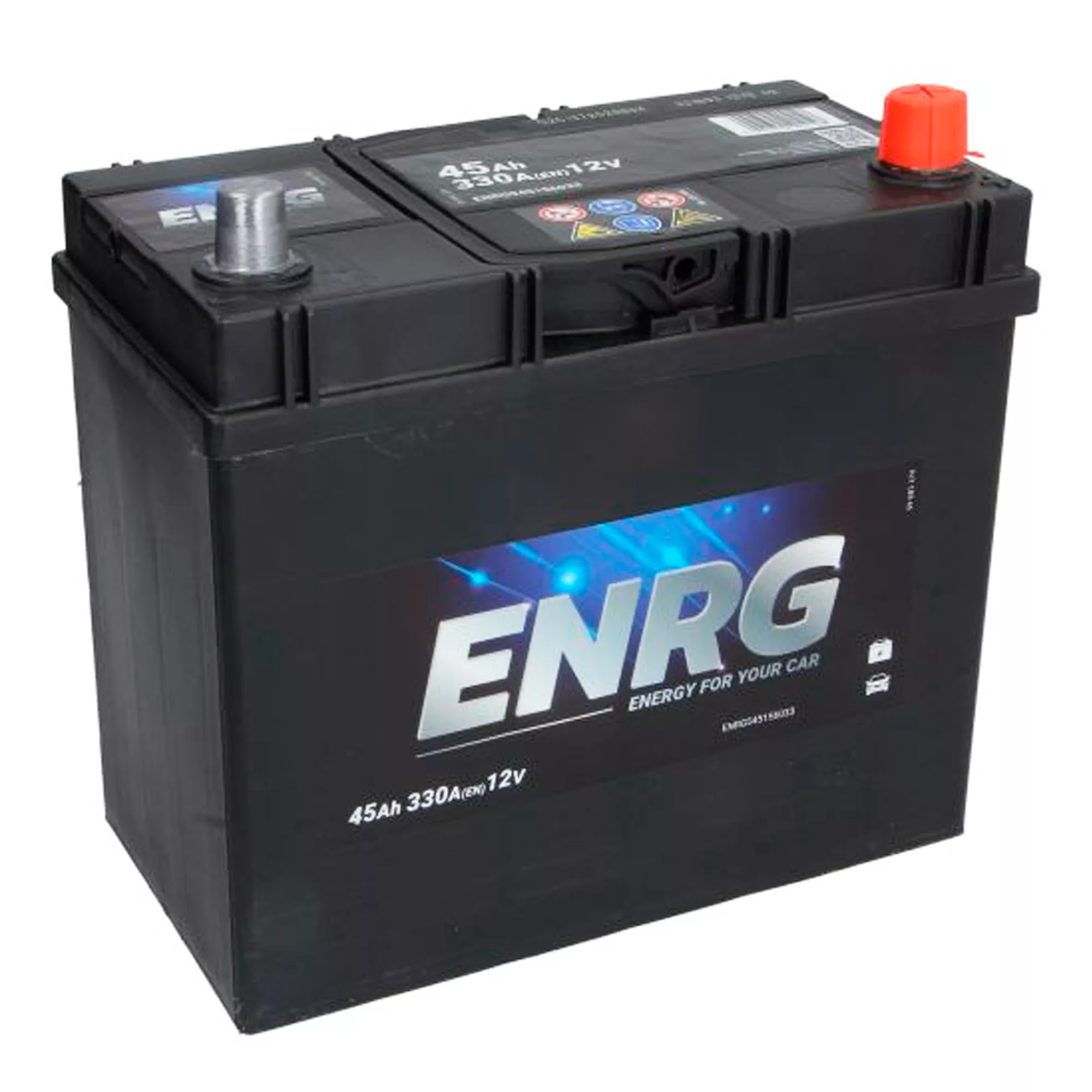 Автомобильный аккумулятор ENRG 12В АзЕ 45AH 330А BUDGET (ENRG545156033)