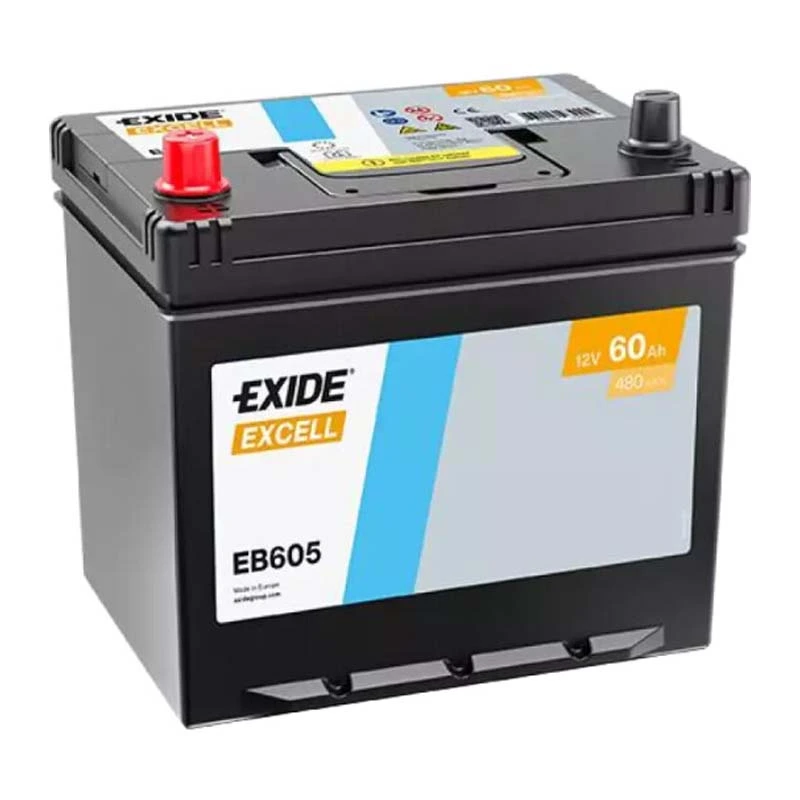 Автомобильный аккумулятор EXIDE 6СТ-60 Аз EXCELL (EB605)
