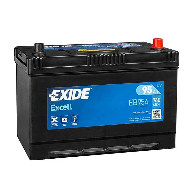 Автомобільний акумулятор EXIDE Excell 6CT-95Ah AзЕ (EB954)