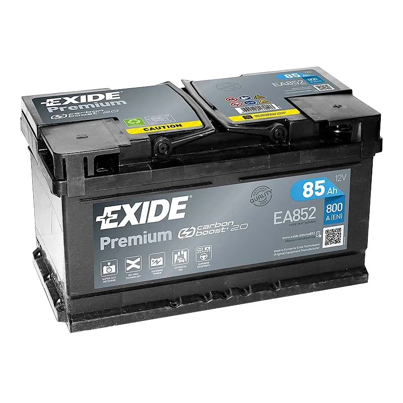 Автомобільний акумулятор EXIDE Premium 6СТ-85Ah АзЕ (EA852)