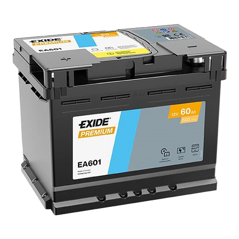 Автомобильный аккумулятор EXIDE Premium 6СТ-60Ah Аз (EA601)