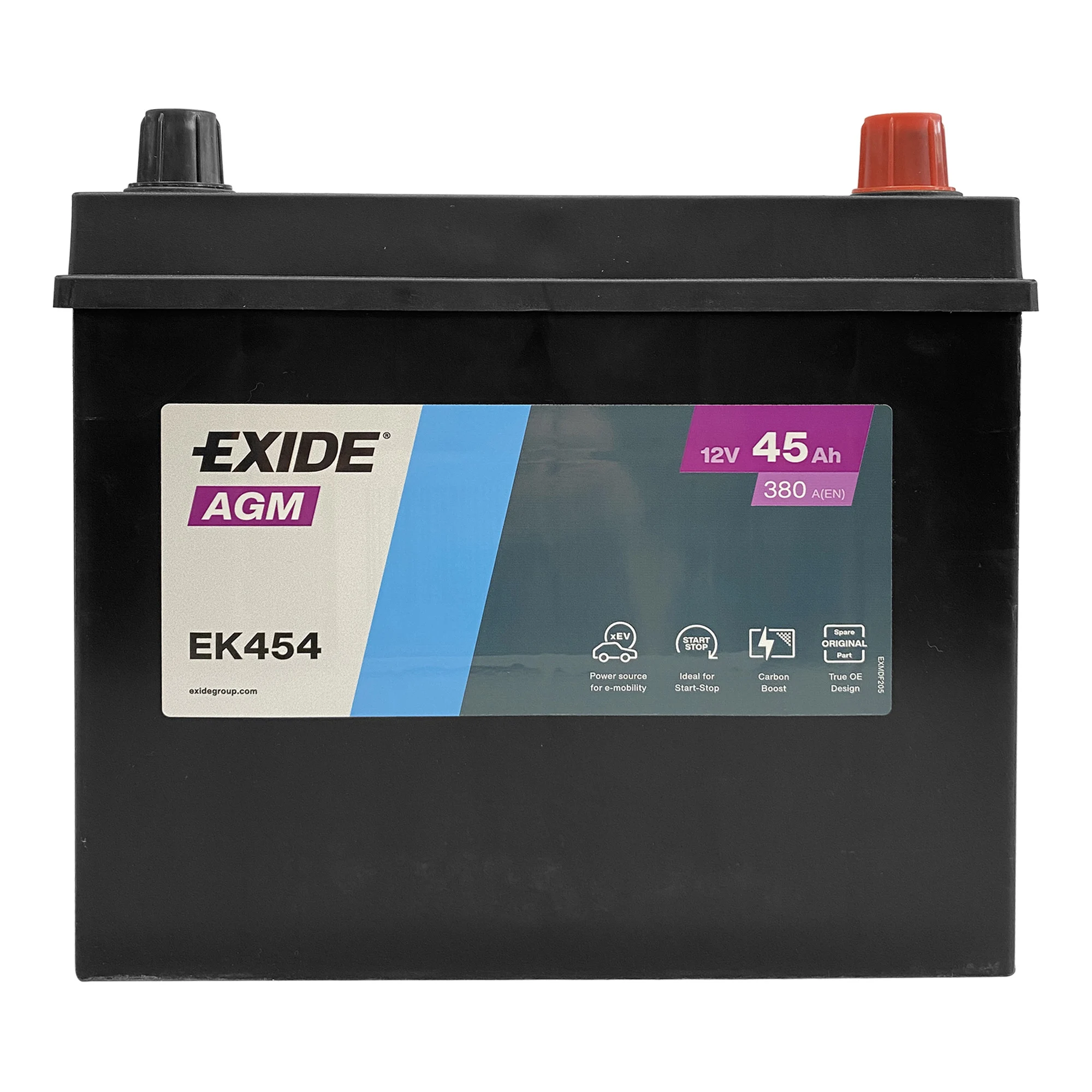 Автомобильный аккумулятор EXIDE Start-Stop AGM 6СТ-45A АзЕ (EK454) Автомобильный аккумулятор EXIDE Start-Stop AGM 6СТ-45A АзЕ (EK454)