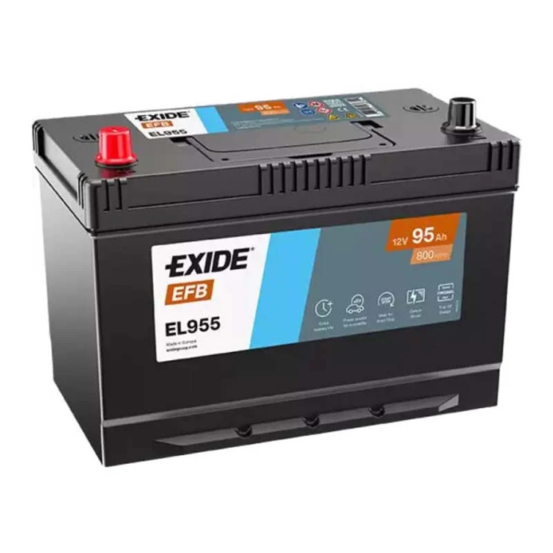 Автомобільний акумулятор EXIDE EFB 6СТ-95Ah Start-Stop Asia Аз (EL955)