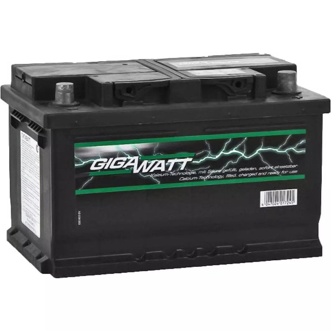 Автомобильный аккумулятор GIGAWATT 6СТ-70Ah 640A АзЕ (01853A5701) Автомобильный аккумулятор GIGAWATT 6СТ-70Ah 640A АзЕ (01853A5701)
