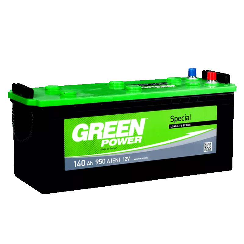 Грузовой аккумулятор GREEN POWER 6СТ-140Ah 950A Аз (EN) (000022365) (24435) Грузовой аккумулятор GREEN POWER 6СТ-140Ah 950A Аз (EN) (000022365) (24435)