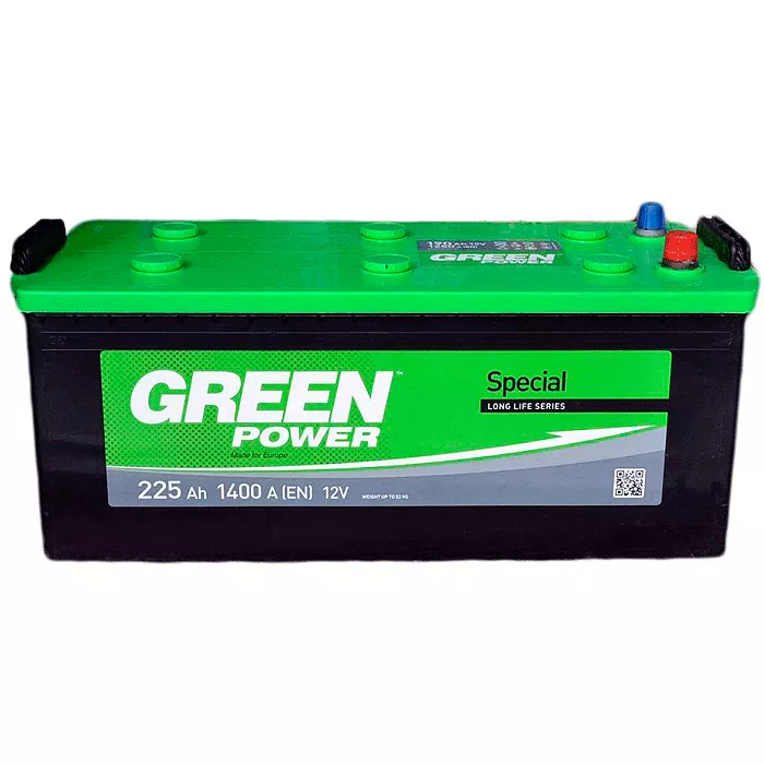 Грузовой аккумулятор GREEN POWER 6СТ-225Ah 1400A Аз (EN) (000022366) (24437) Грузовой аккумулятор GREEN POWER 6СТ-225Ah 1400A Аз (EN) (000022366) (24437)