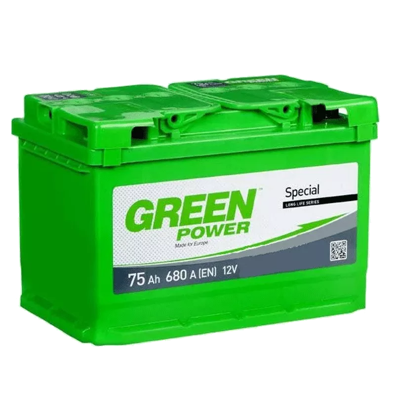 Автомобильный аккумулятор GREEN POWER 6СТ-75Ah 680A АзЕ (EN) (000022362) (24433) Автомобильный аккумулятор GREEN POWER 6СТ-75Ah 680A АзЕ (EN) (000022362) (24433)