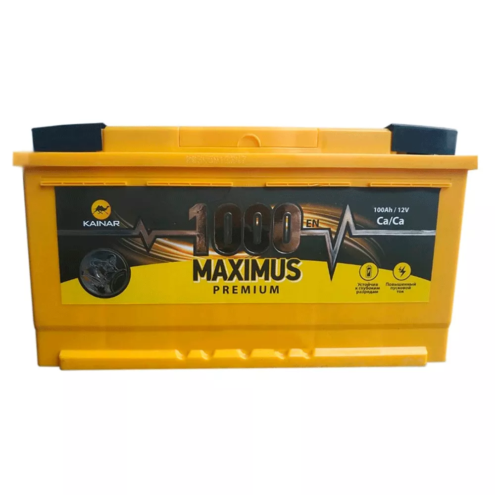 Автомобильный аккумулятор MAXIMUS Premium 6СТ-100Ah 1000A АзЕ (EN) (600 76 04)
