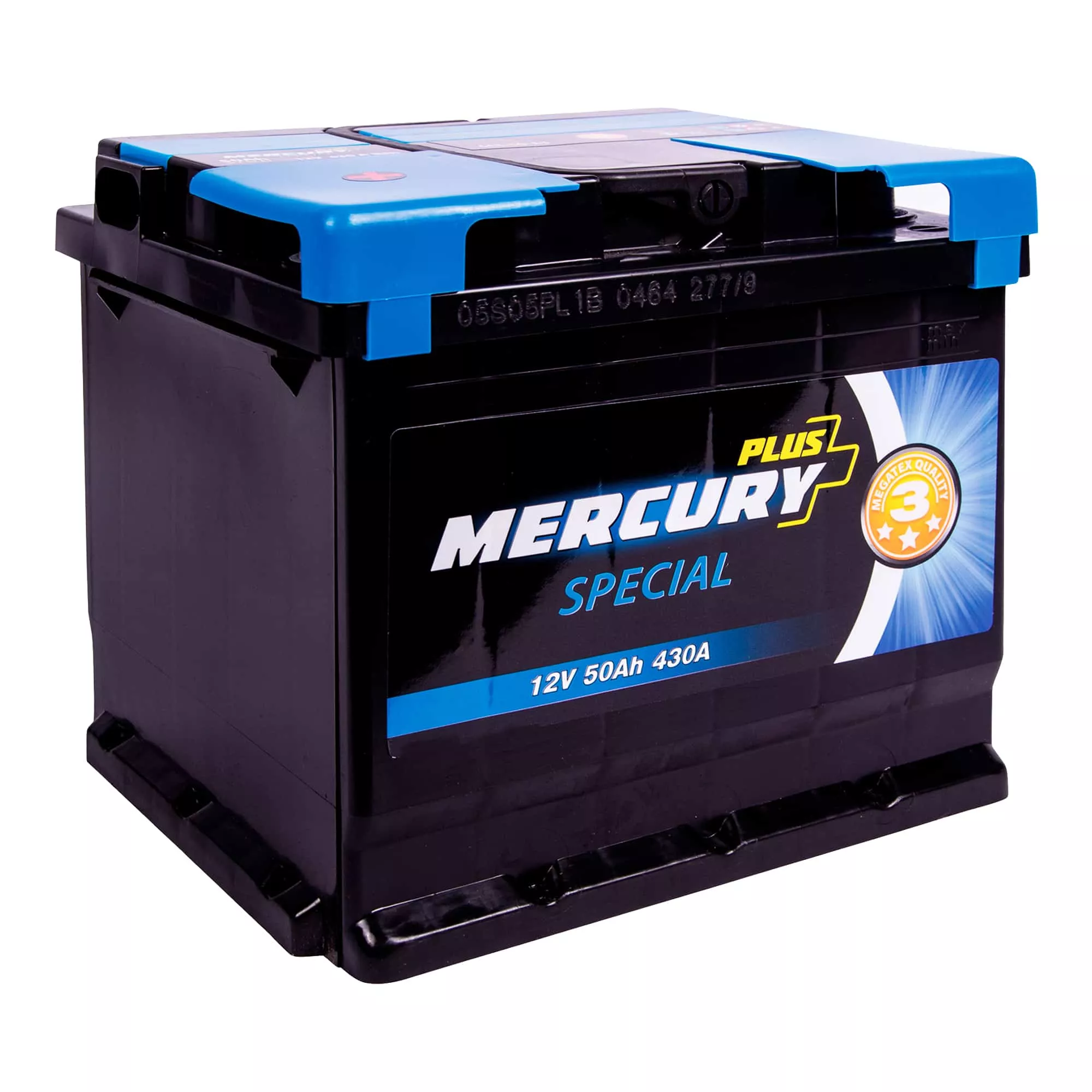 Aвтомобильный аккумулятор MERCURY SPECIAL PLUS 6СТ-50Ah 430A Аз (P47297)