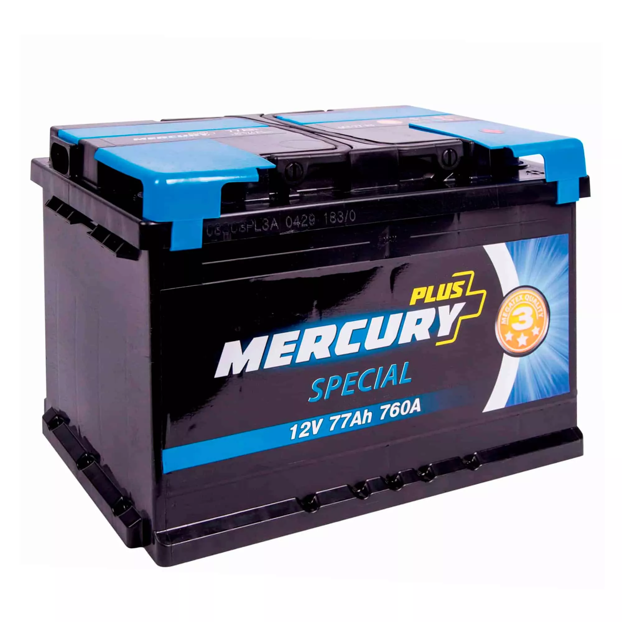 Aвтомобильный аккумулятор MERCURY SPECIAL PLUS 6СТ-77Ah 760A АзЕ (P47291)