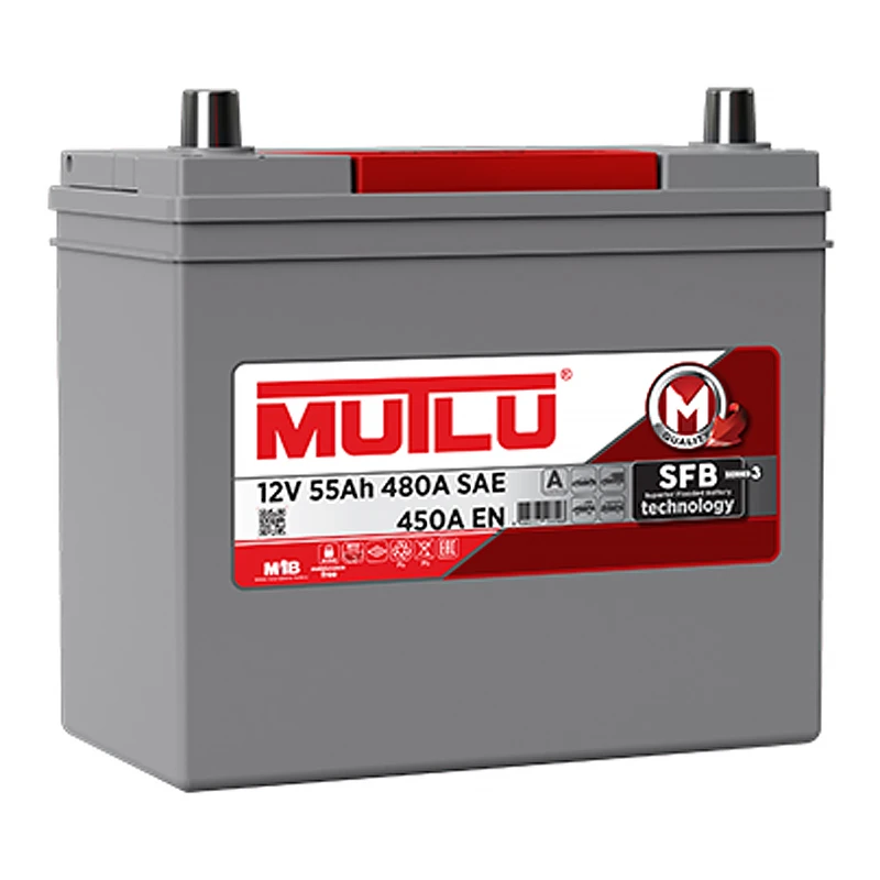 Автомобильный аккумулятор MUTLU 6СТ-55Ah Asia Аз (B24.55.045.B)