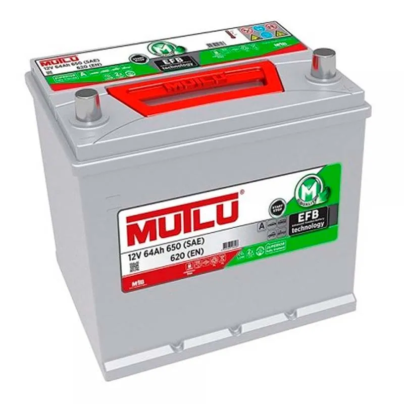Автомобильный аккумулятор MUTLU 6СТ-64Ah АзЕ (EFB.D23.64.062.C)