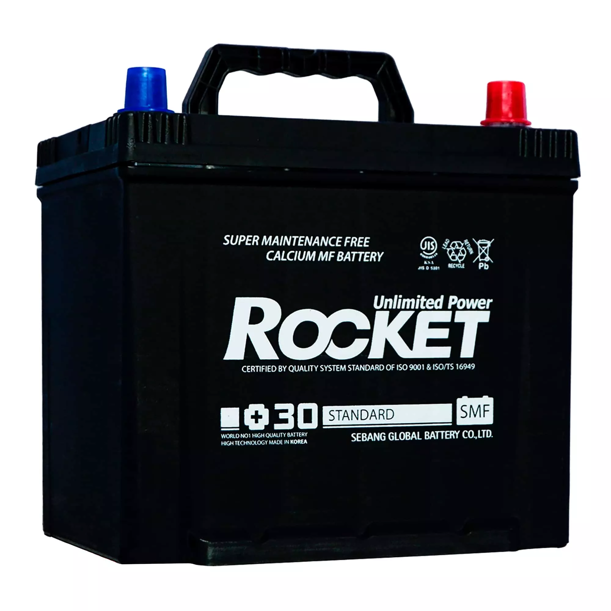 Автомобільний акумулятор ROCKET 6CT-65 А АзЕ JIS Asia SMF (75D23L)