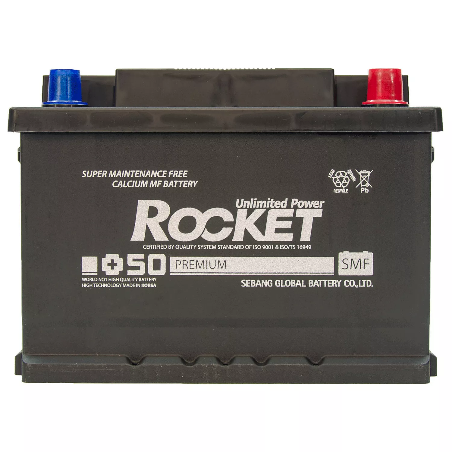 Автомобильный аккумулятор ROCKET 6СТ-62Ah АзЕ 540A (CCA) (SMF 62L-LB2) (58180)