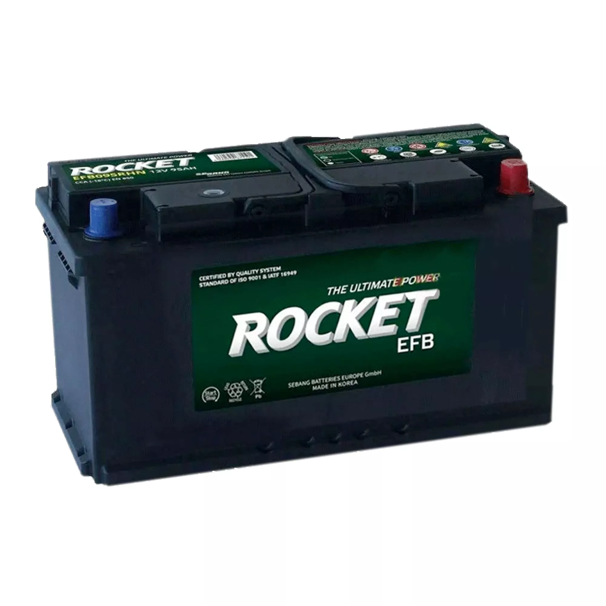 Автомобильный аккумулятор ROCKET AGM 6СТ-95Ah 850А АзЕ (CCA) (AGM L5)