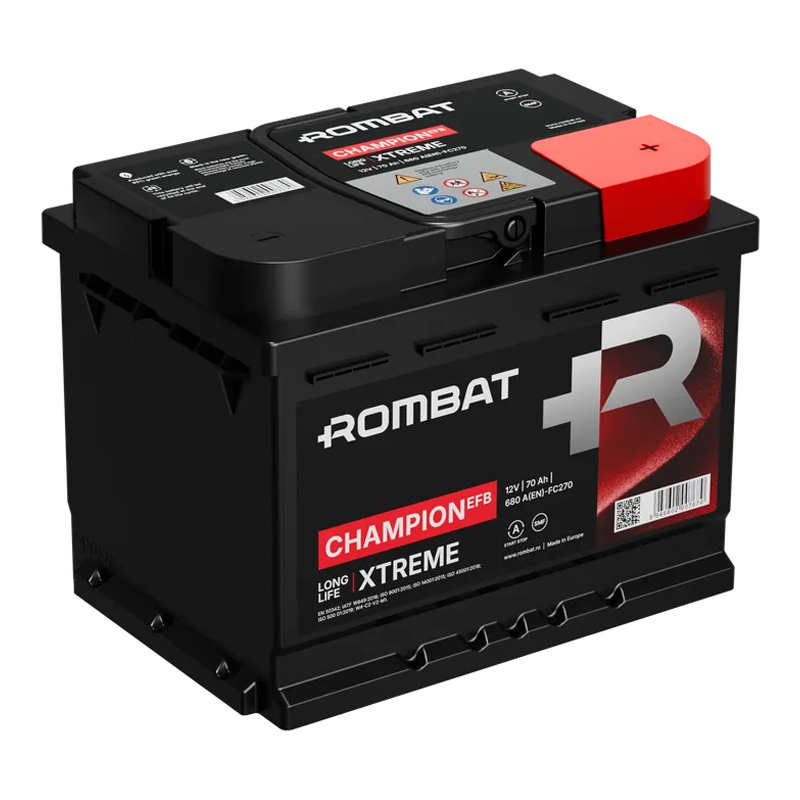 Автомобильный аккумулятор ROMBAT Champion 6CT-70Ah EFB АзЕ (FC270)