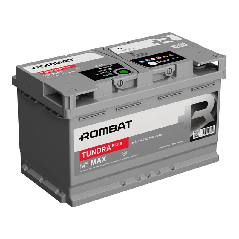 Автомобильный аккумулятор ROMBAT Tundra Plus 6CT-85Ah АзЕ (EB485)