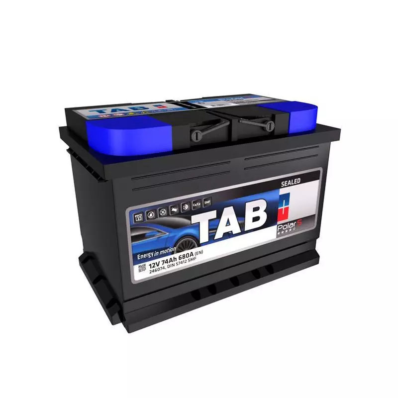 Автомобильный аккумулятор TAB 6CT-74Ah АзЕ 680A Polar S (246074) Автомобильный аккумулятор TAB 6CT-74Ah АзЕ 680A Polar S (246074)