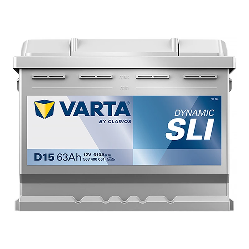 Автомобільний акумулятор VARTA Silver Dynamic D15 6CT-63Ah АзЕ (563400061)