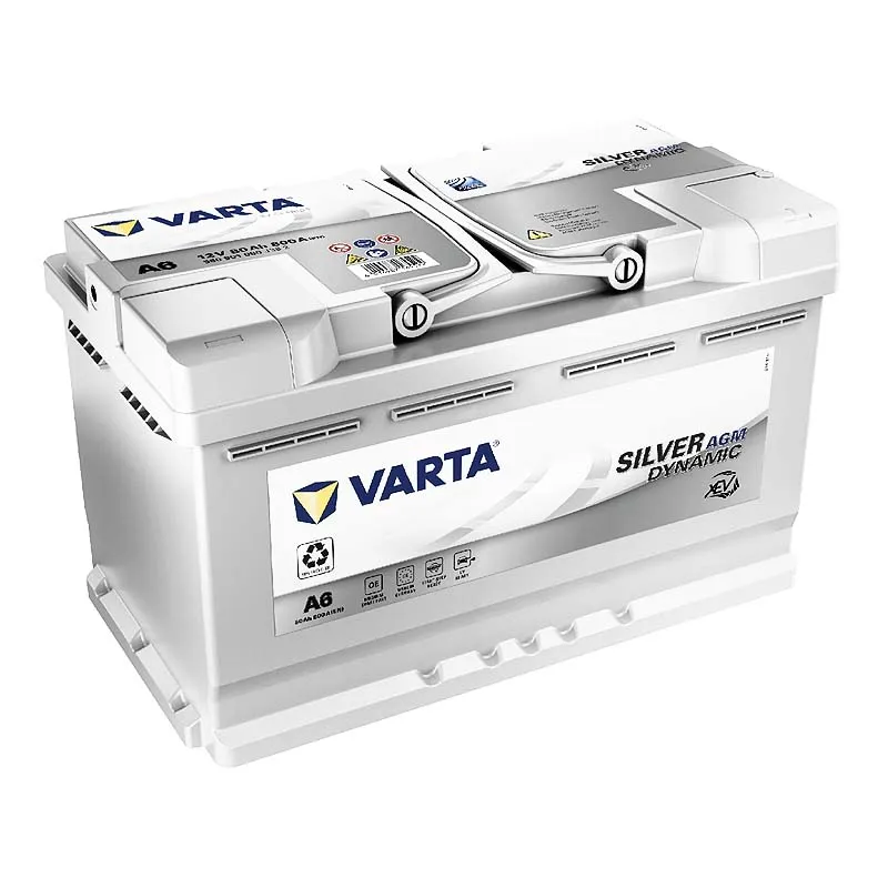 Автомобільний акумулятор VARTA Silver Dynamic AGM A6/F21 6CT-80Ah АзЕ (580901080)