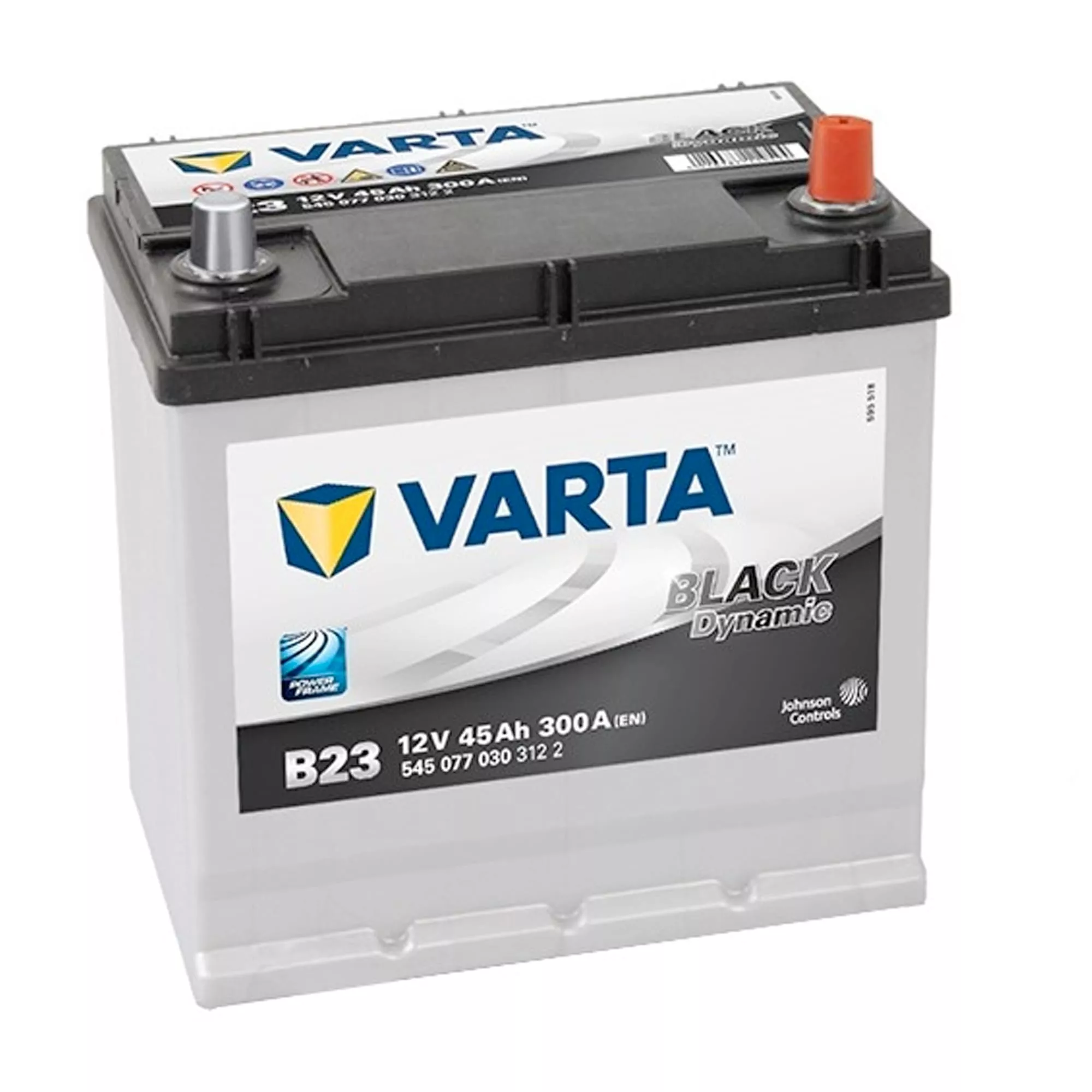 Автомобильный аккумулятор Varta Black Dynamic B23 6СТ-45Ah 300А АзЕ (545077030)