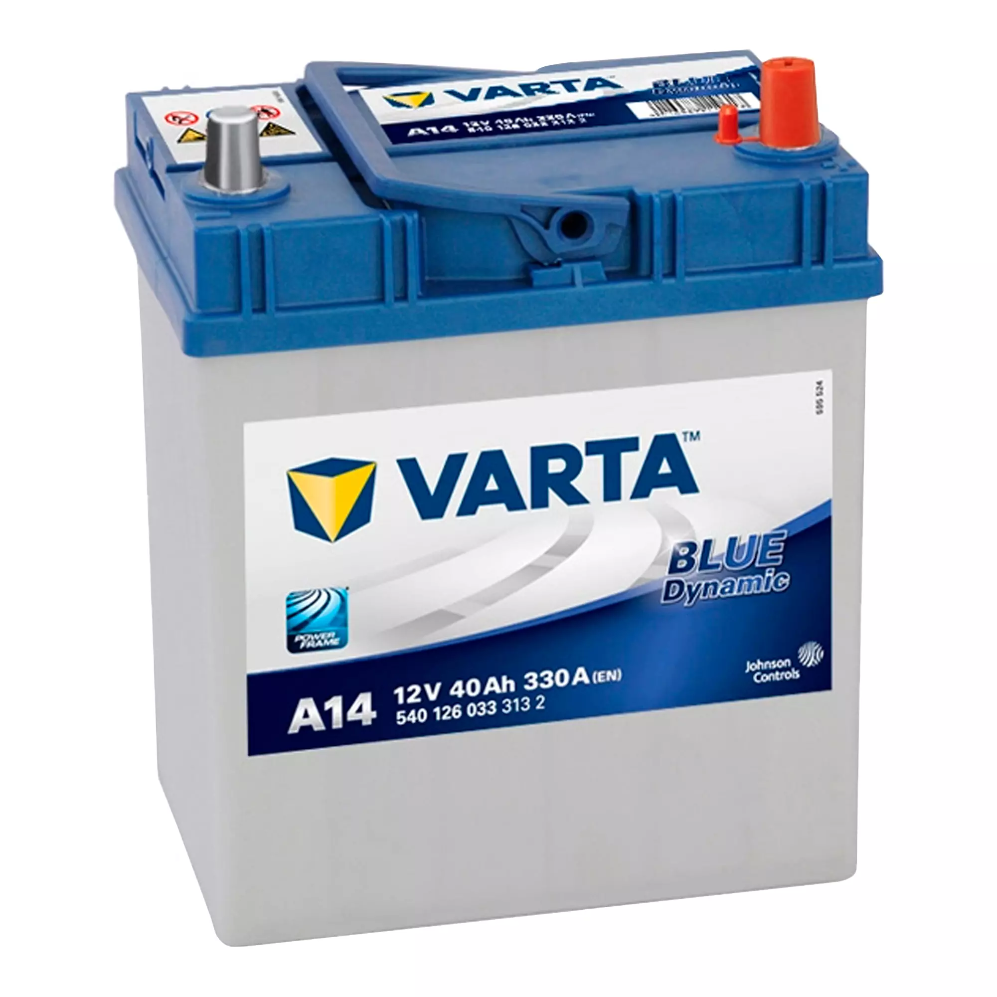 Автомобільний акумулятор Varta Blue Dynamic A14 6CT-40 АзЕ Asia (540 126 033)