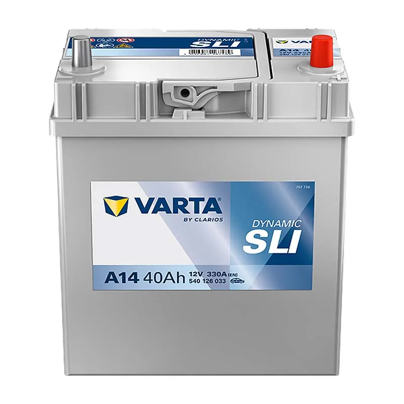 Автомобільний акумулятор VARTA Blue Dynamic A14 6CT-40Ah Asia АзЕ (540126033)
