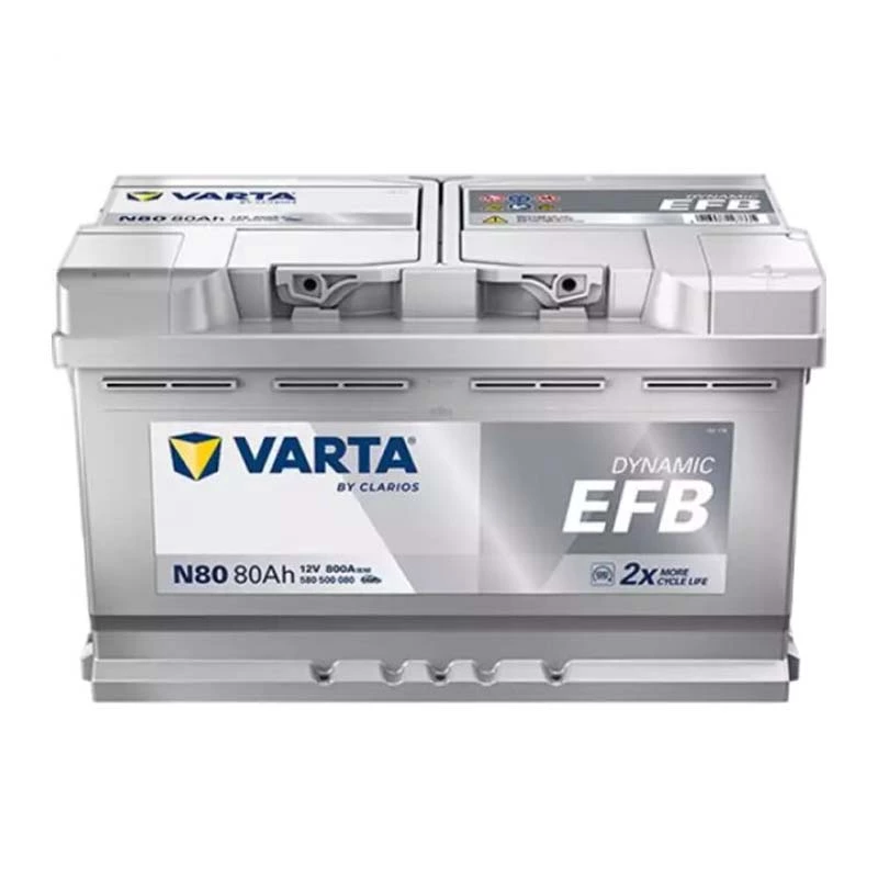 Автомобильный аккумулятор Varta Blue Dynamic EFB Start-Stop 6CT-80Ah АзЕ (N80) (580500080)