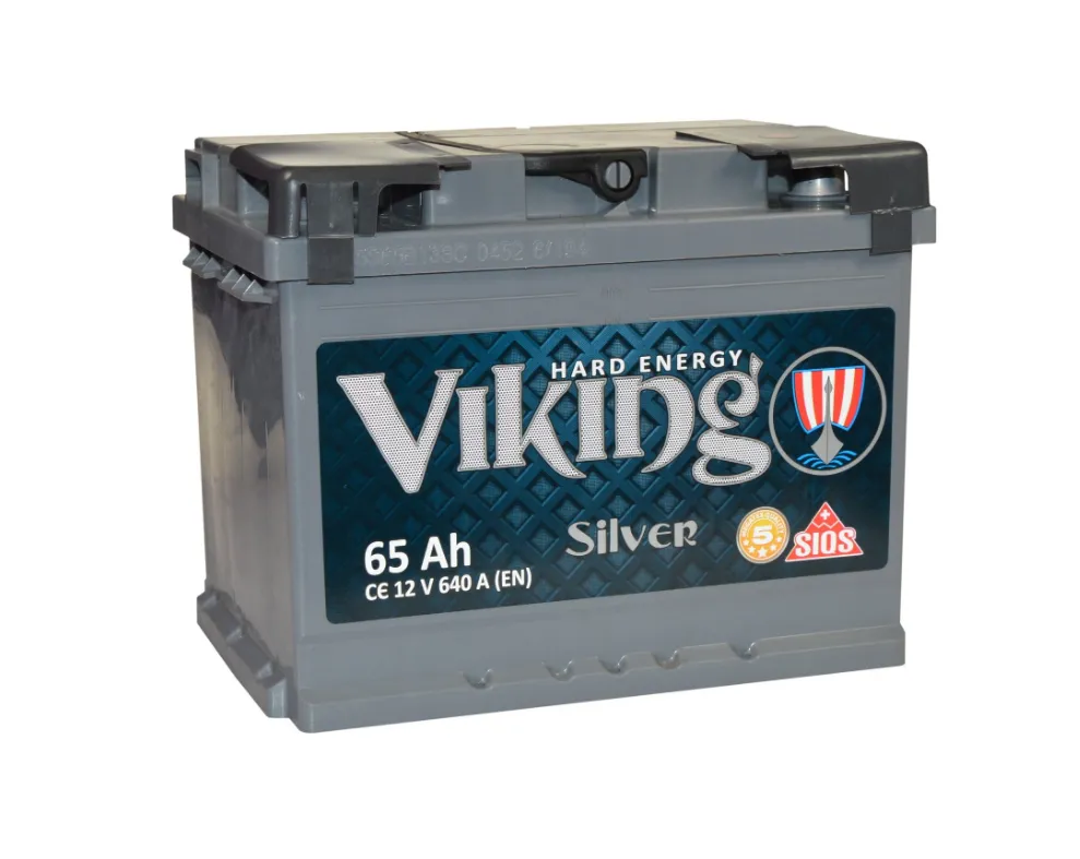 Автомобильный аккумулятор VIKING SILVER 6СТ-65Ah 640 АзЕ