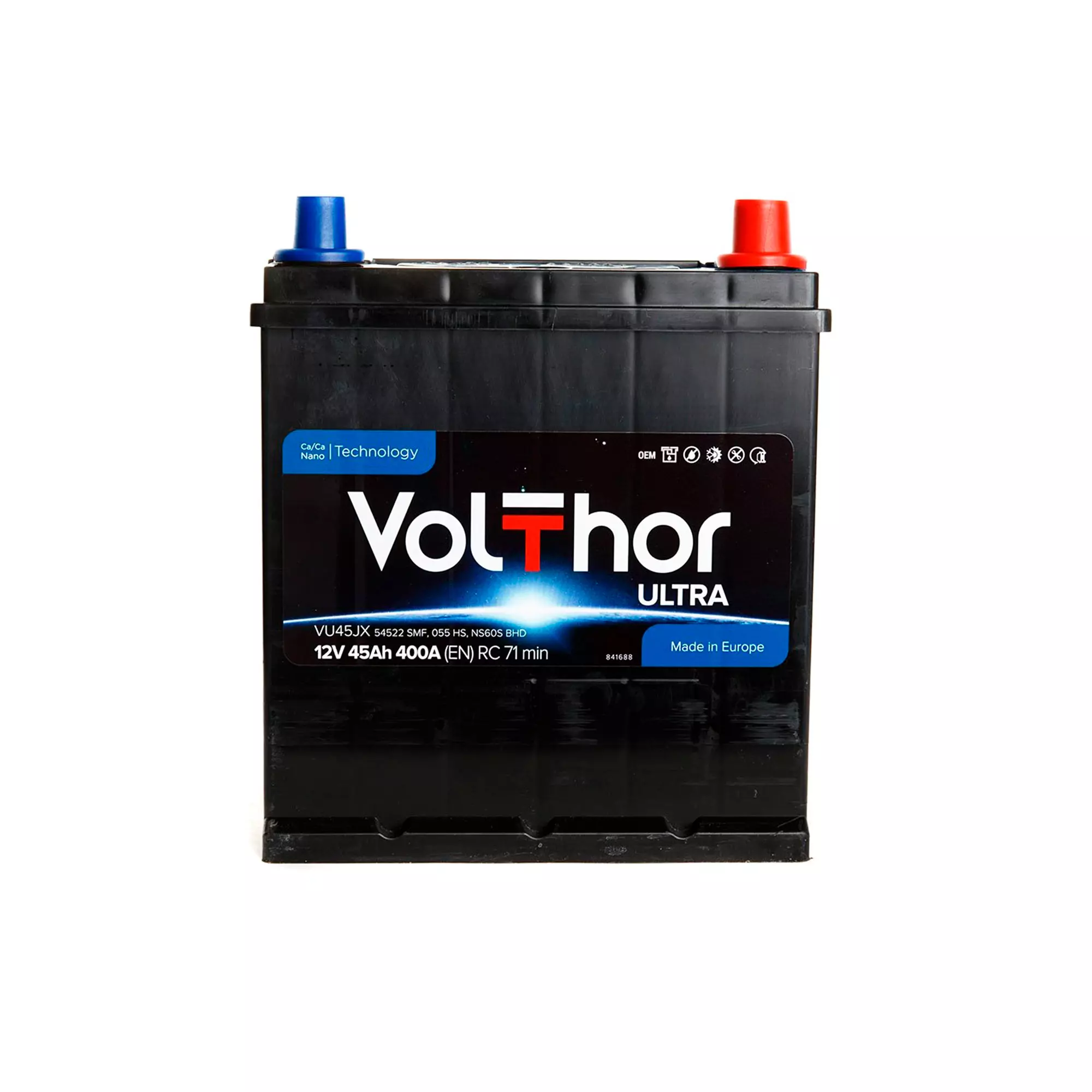 Автомобильный аккумулятор VOLTHOR 6СТ-45 Аз ASIA ULTRA (SMF) (301145) Автомобильный аккумулятор VOLTHOR 6СТ-45 Аз ASIA ULTRA (SMF) (301145)