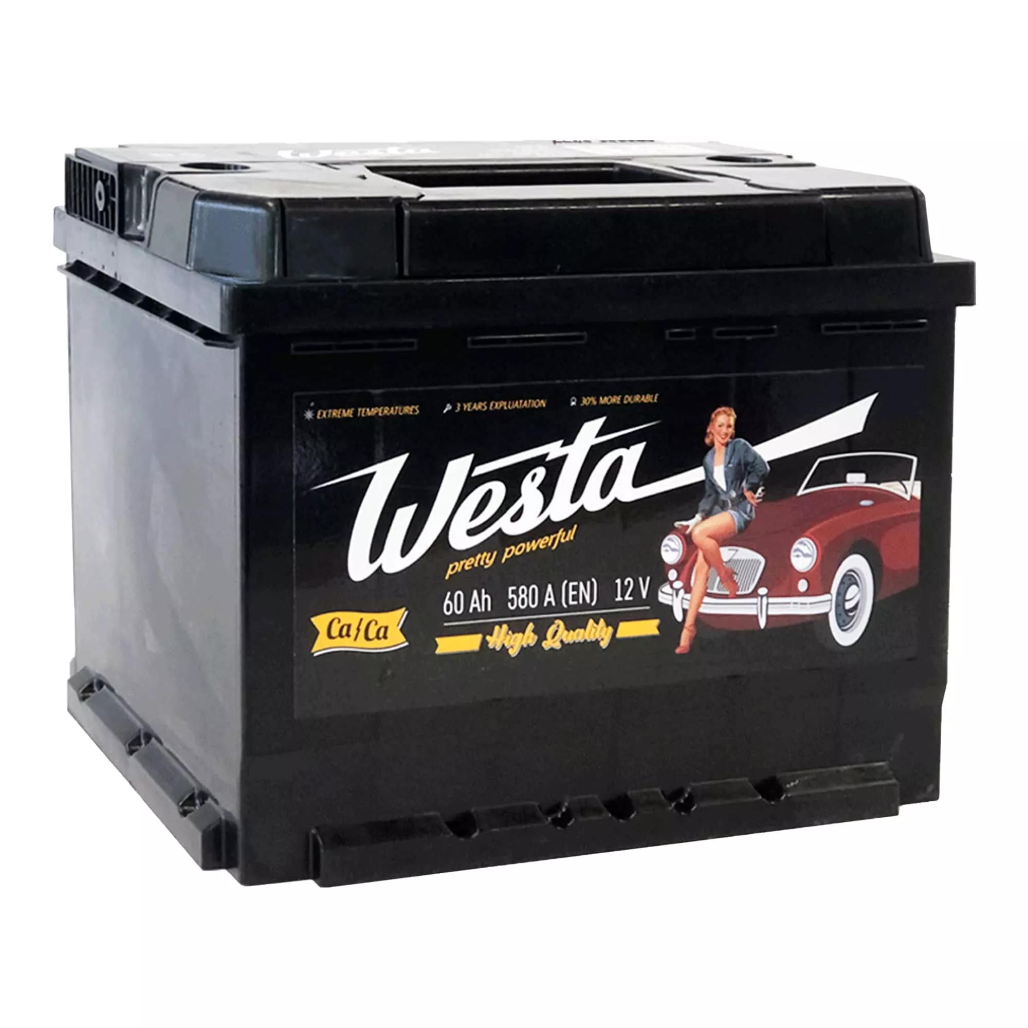 Автомобільний акумулятор WESTA 6CT-60 АЗ АзЕ standard (WST6000LB2)