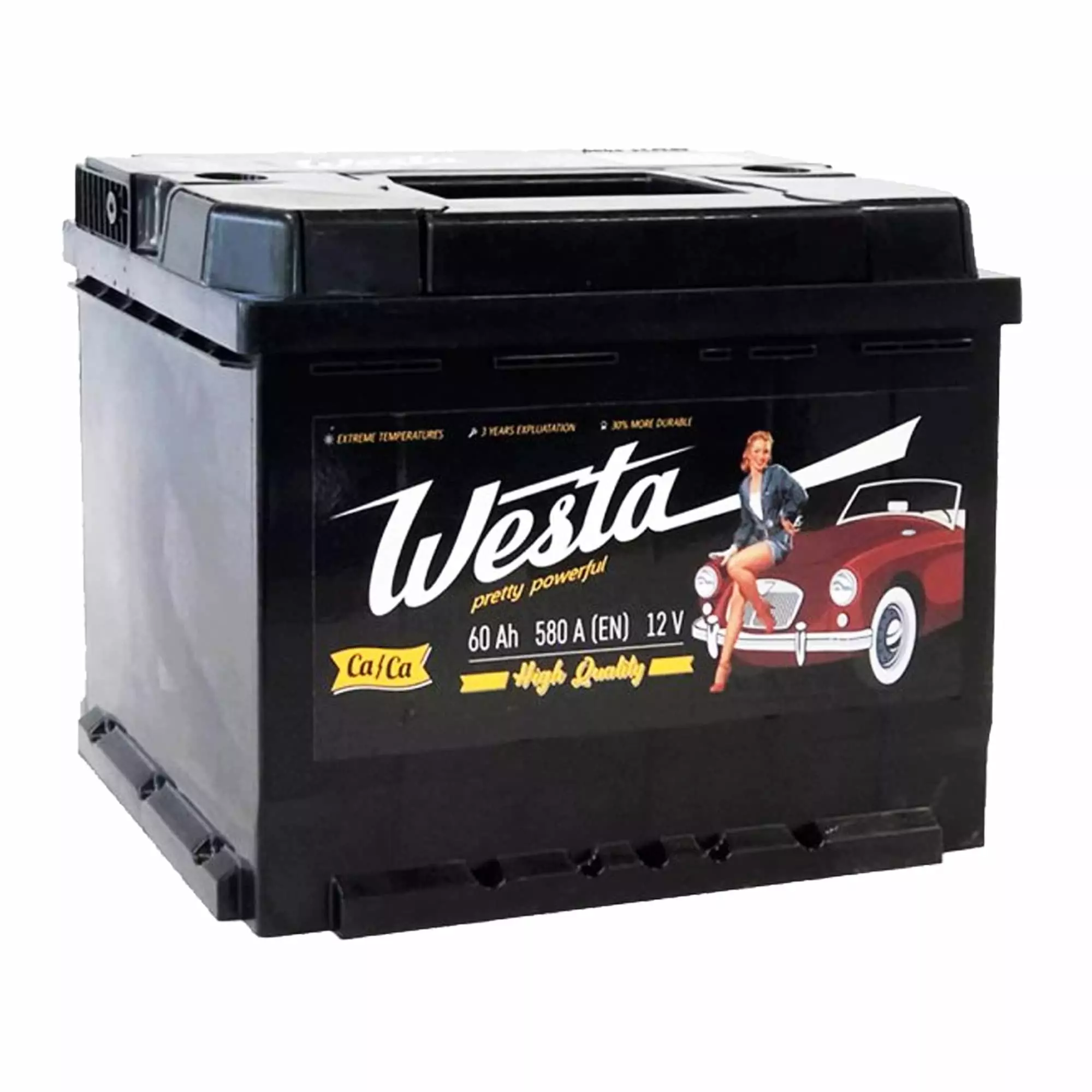Автомобильный аккумулятор Westa 6CT-60 Аз standard Pretty Powerful (WPP601)