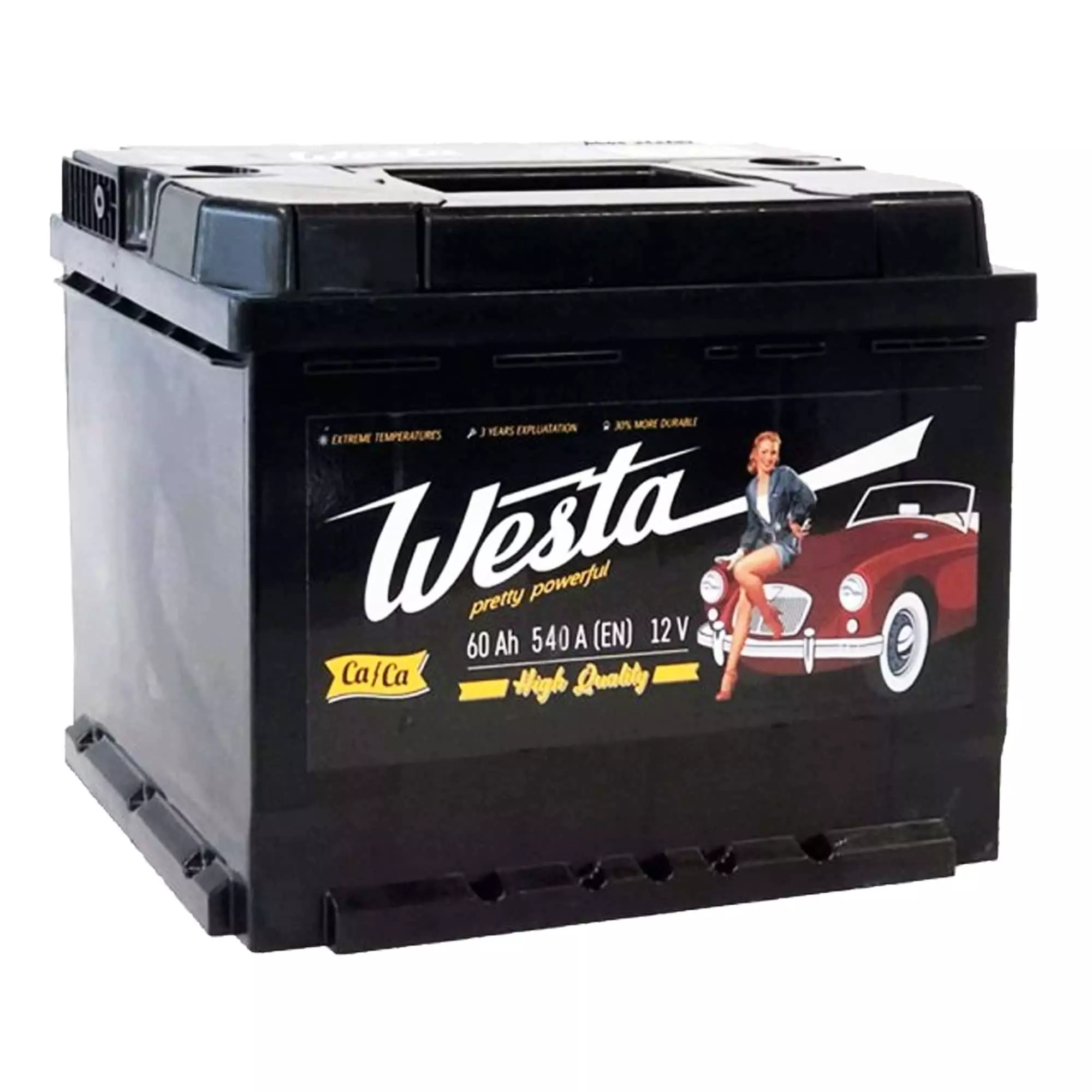 Автомобильный аккумулятор Westa 6CT-60 АзЕ (WPP600)
